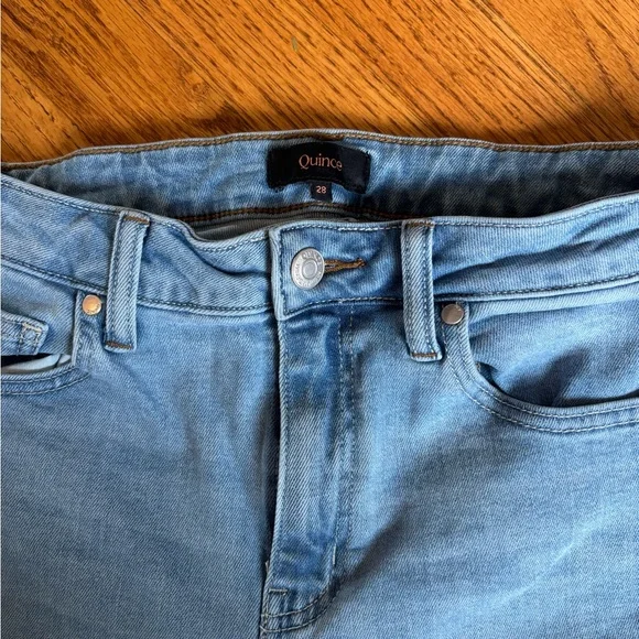 Quince Bella Stretch Wide Leg Jeans Size 28x34 - Picture 2 of 4